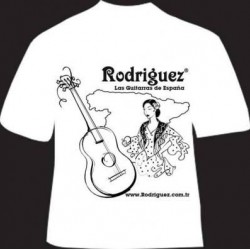 Z-TRWH1 Rodriguez Gitar Baskılı Tişört